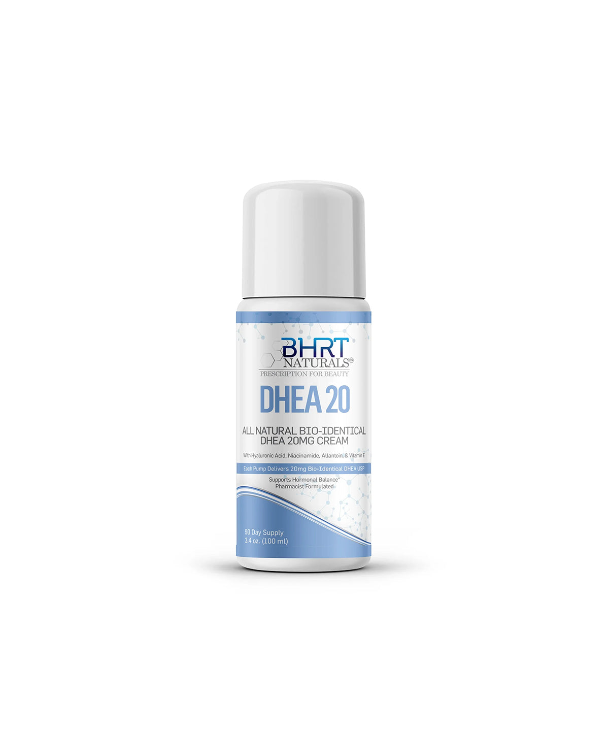 BHRT NATURALS All Natural Bio-Identical DHEA 20mg Cream