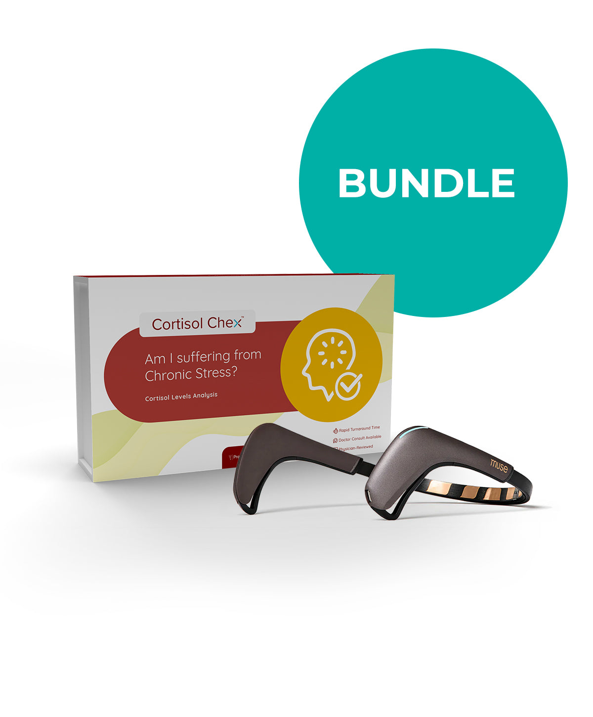 Destress Bundle- Cortisol Chex + Muse S