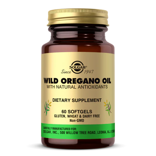 Solgar Wild Oregano Oil, 60 Softgels