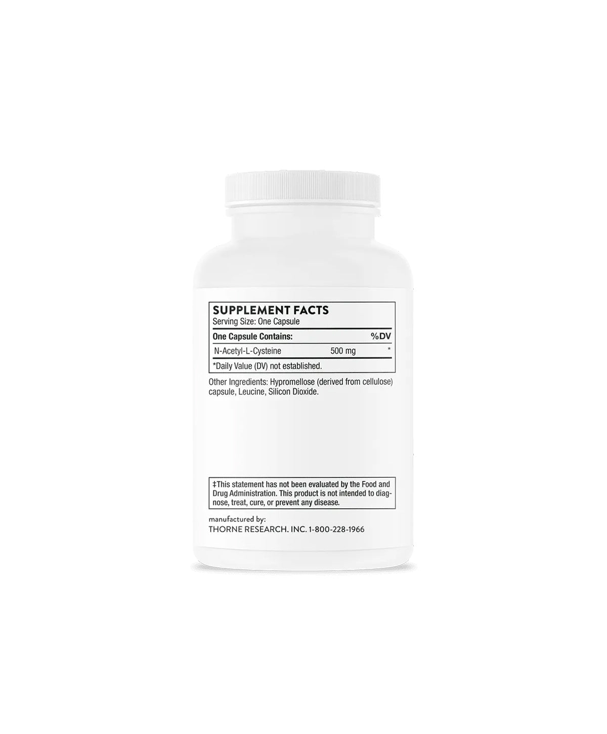 Thorne NAC N-acetylcysteine