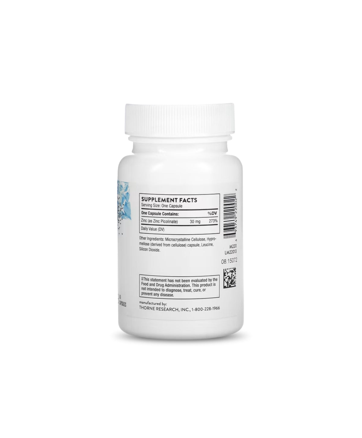 Thorne Zinc Picolinate 30mg